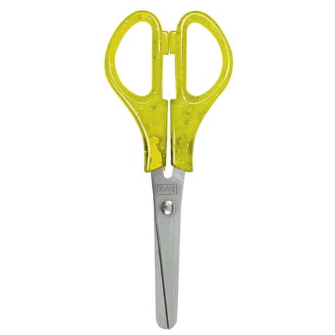 Barattolo di forbici Lebez Snippy Kid 13,5 cm - assortiti glitter - conf. 24 pezzi - 4327